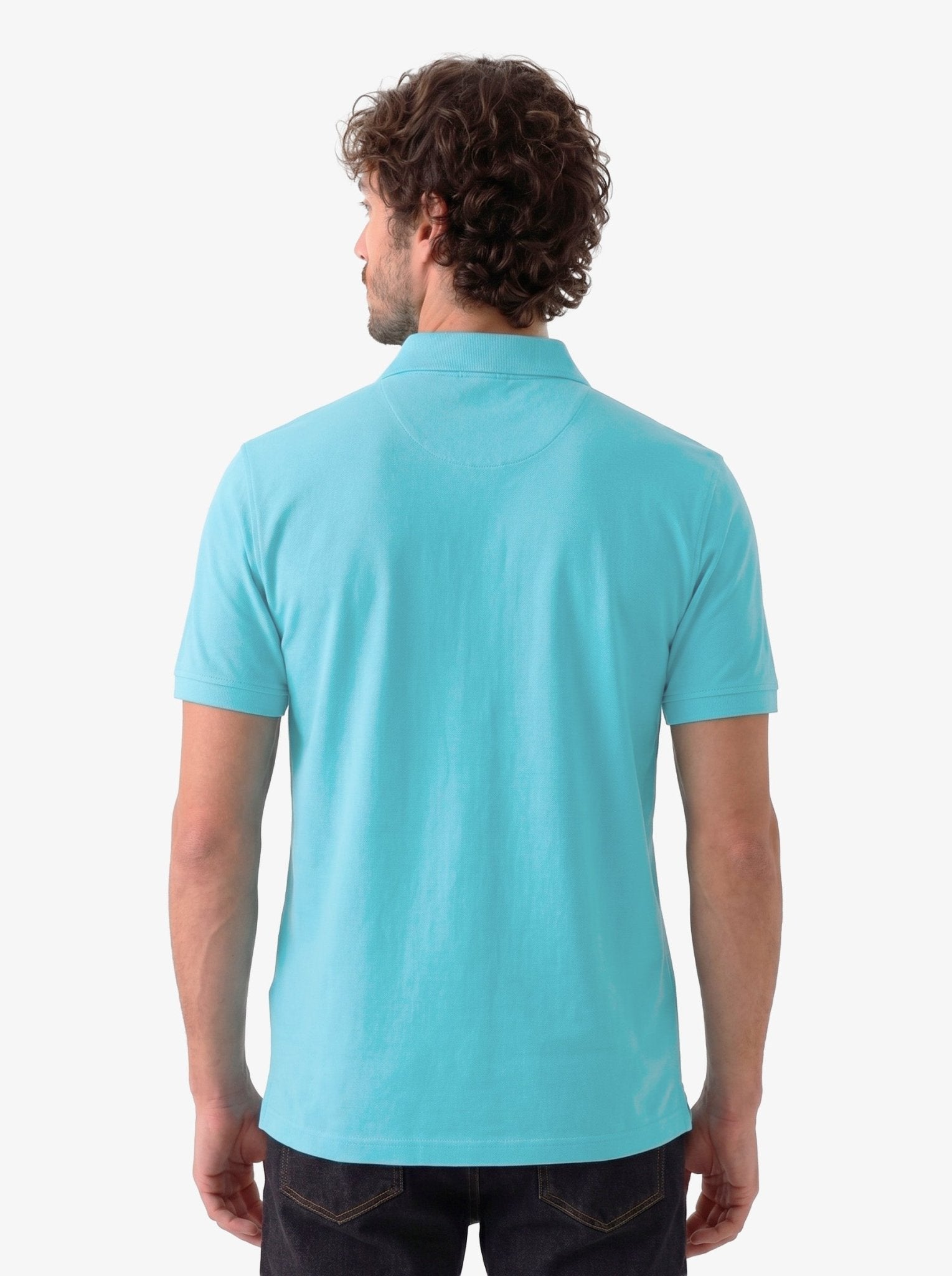 Manchester Playera Tipo Polo Lisa Poliéster y Algodón - Manchester
