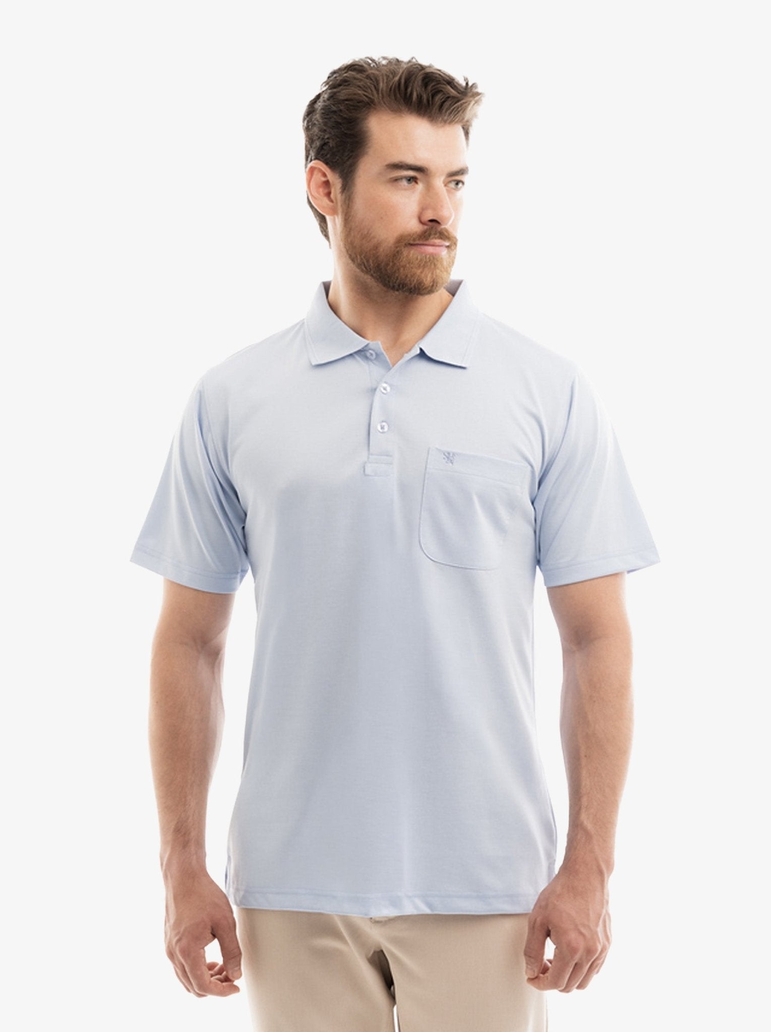 Manchester Playera Tipo Polo Lisa Poliéster y Algodón - Manchester