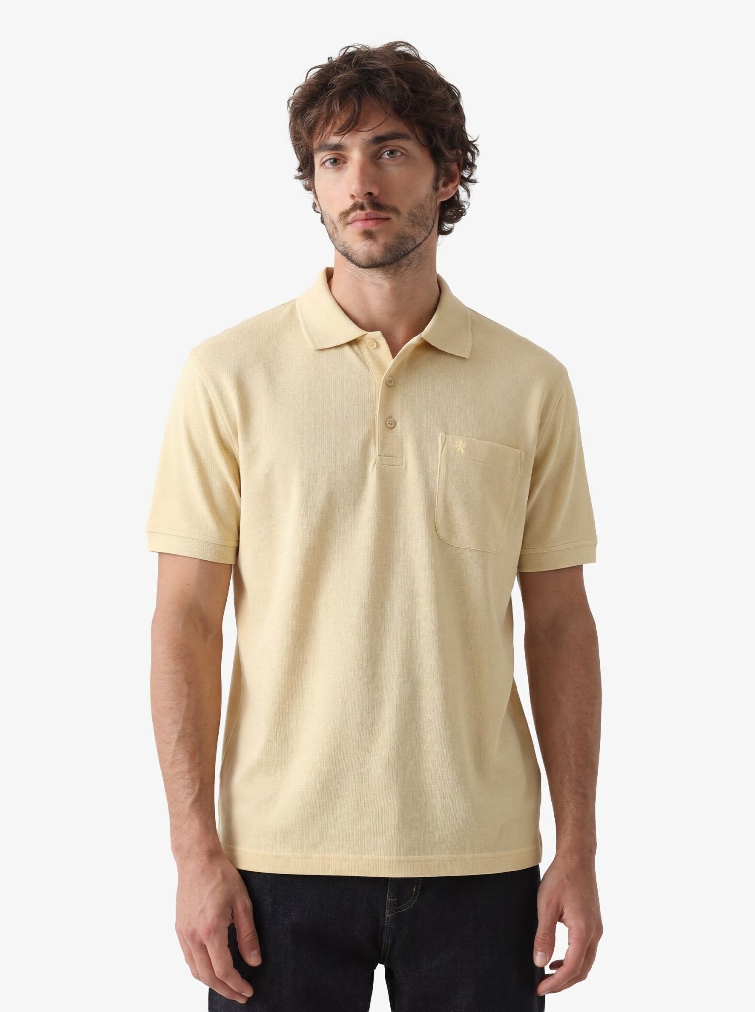 Manchester Playera Tipo Polo Lisa Poliéster y Algodón - Manchester