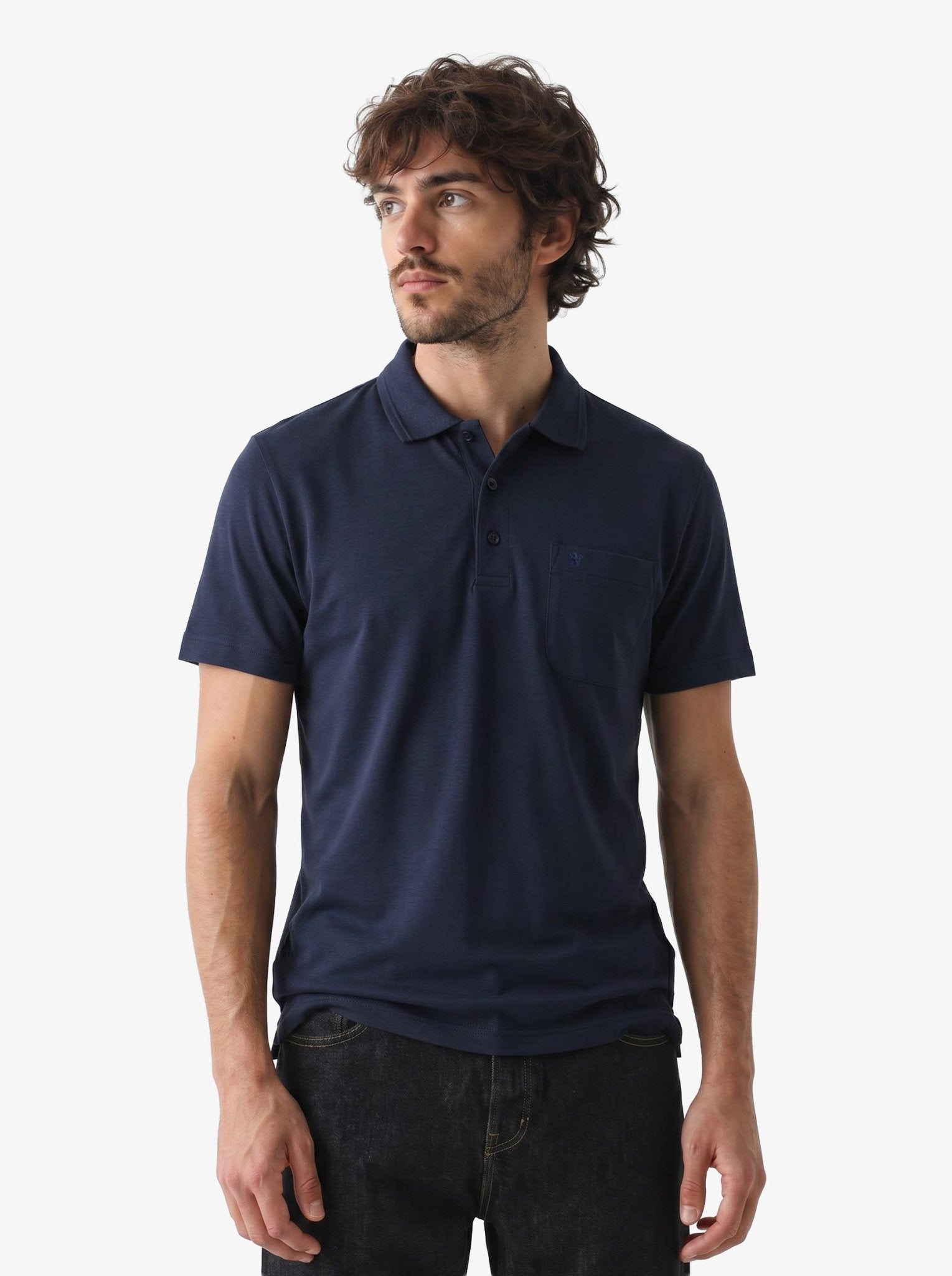 Manchester Playera Tipo Polo Lisa Poliéster y Algodón - Manchester
