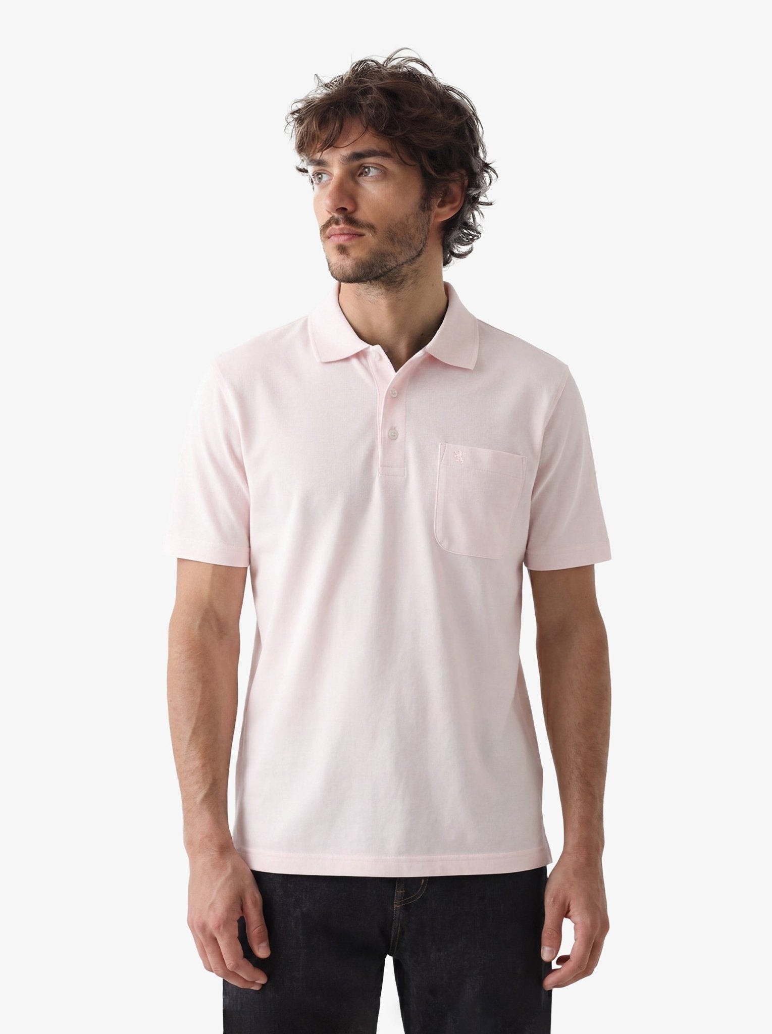 Manchester Playera Tipo Polo Lisa Poliéster y Algodón - Manchester