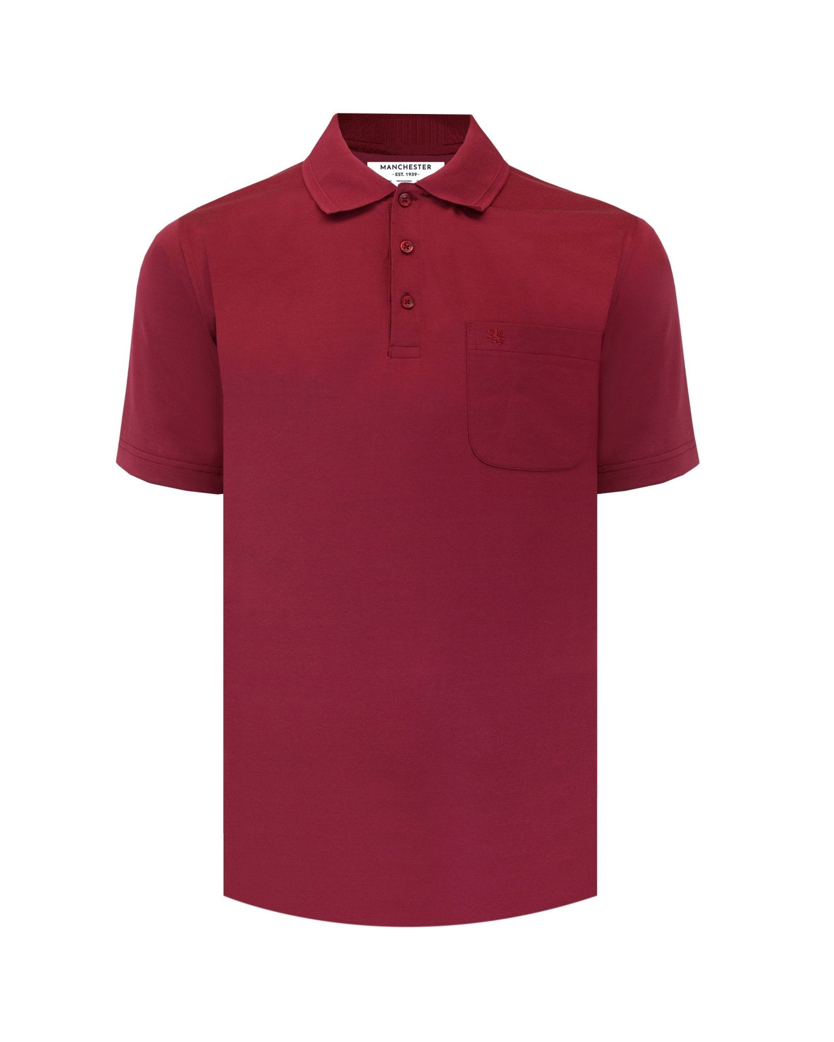 Manchester Playera Tipo Polo Lisa Poliéster y Algodón - Manchester