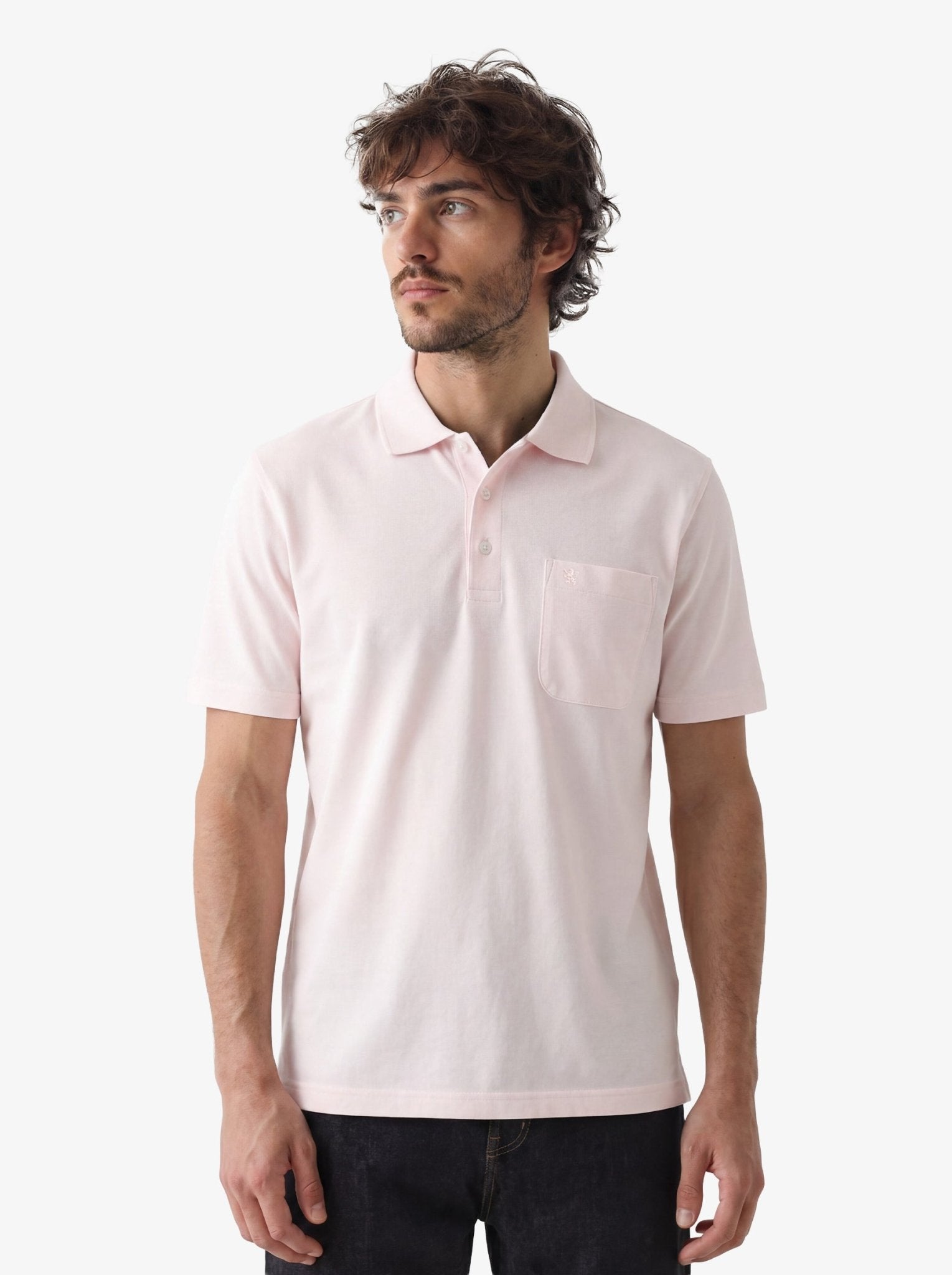 Manchester Playera Tipo Polo Lisa Poliéster y Algodón - Manchester