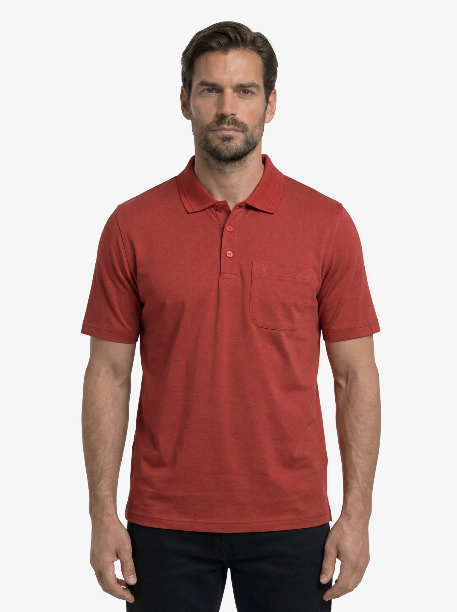 Manchester Playera Tipo Polo Lisa Poliéster y Algodón - Manchester