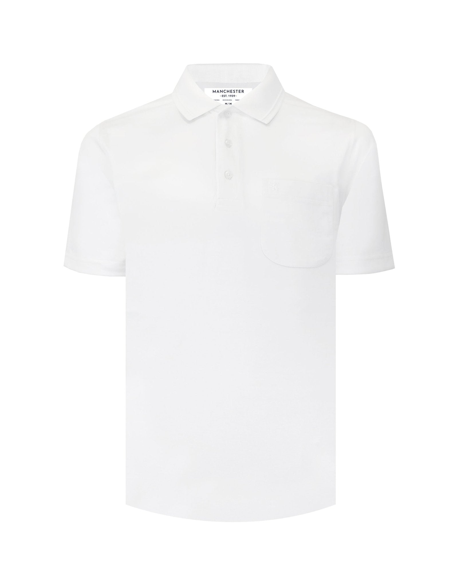 Manchester Playera Tipo Polo Lisa Poliéster y Algodón - Manchester
