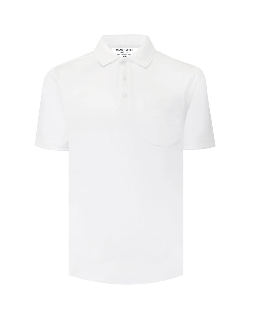Manchester Playera Tipo Polo Lisa Poliéster y Algodón - Manchester