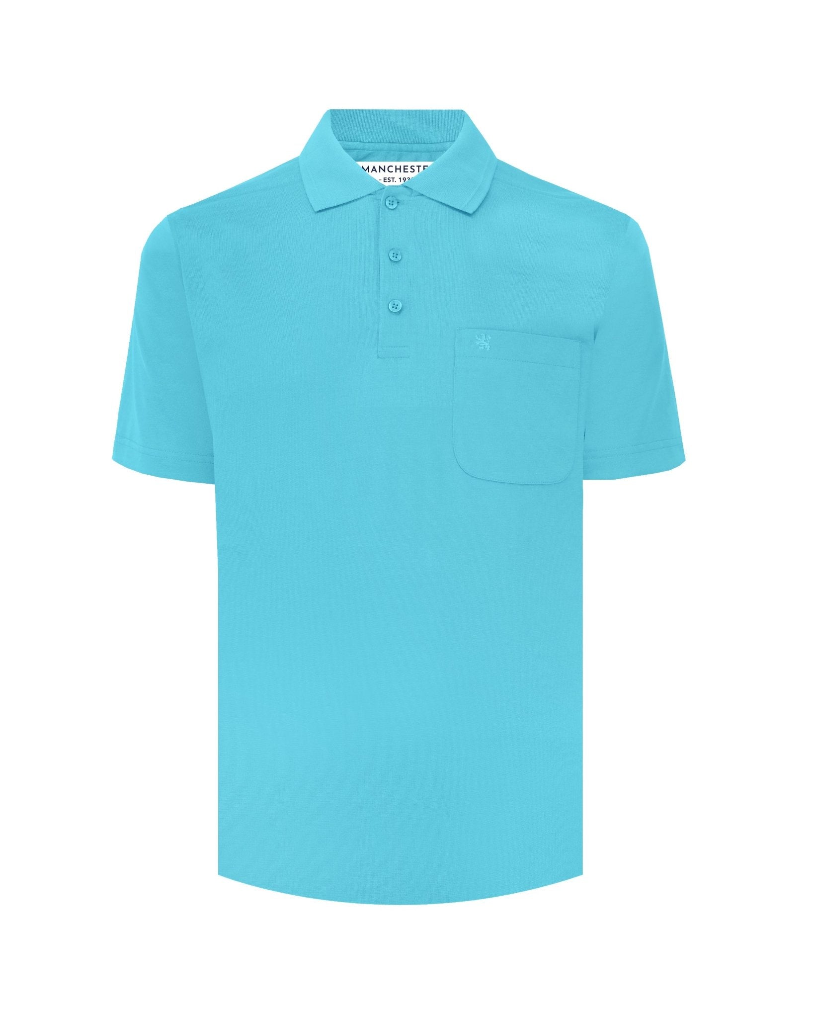Manchester Playera Tipo Polo Lisa Poliéster y Algodón - Manchester