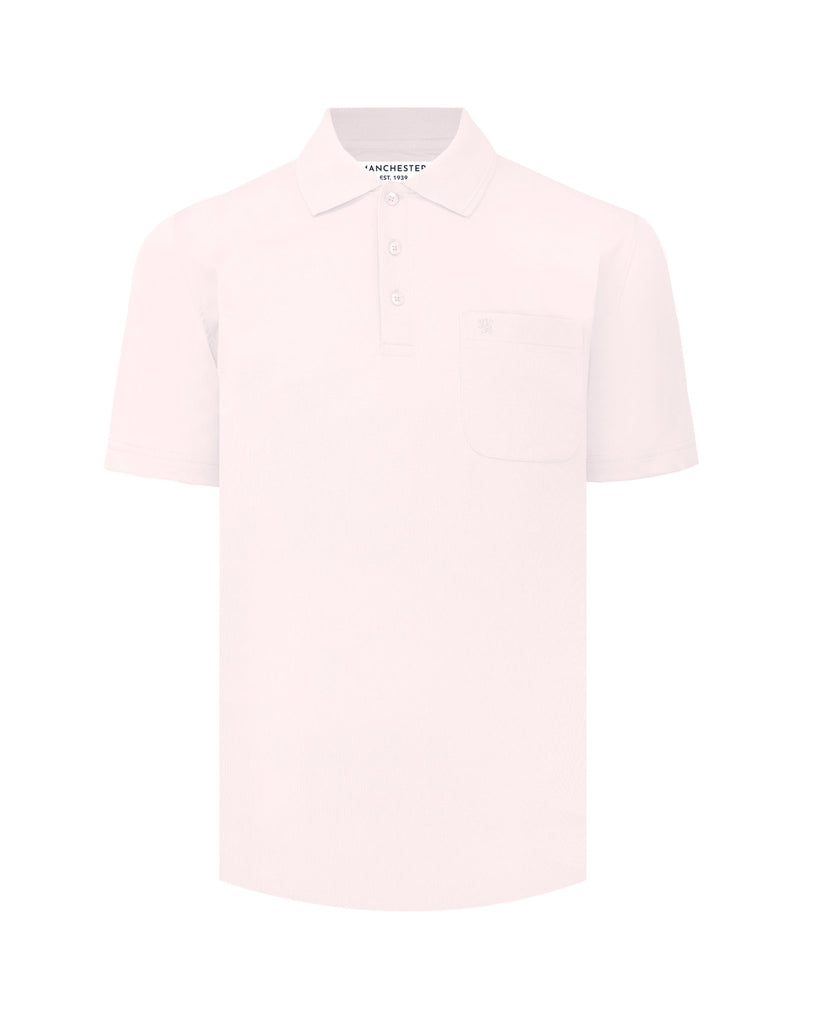 Manchester Playera Tipo Polo Lisa Poliéster y Algodón - Manchester