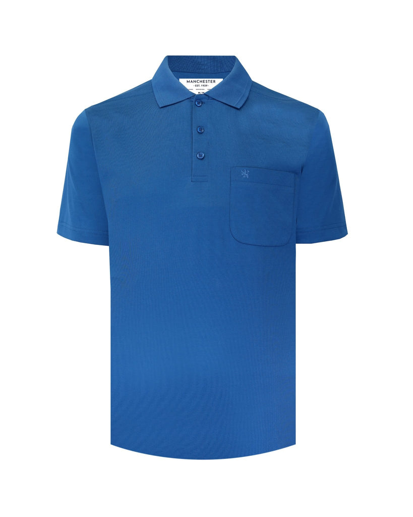 Manchester Playera Tipo Polo Lisa Poliéster y Algodón - Manchester
