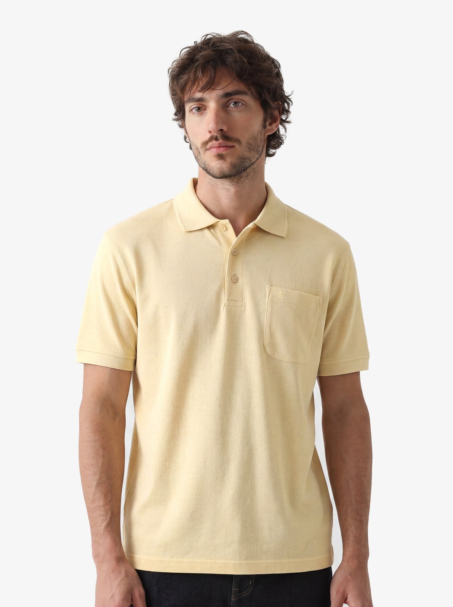 Manchester Playera Tipo Polo Lisa Poliéster y Algodón - Manchester