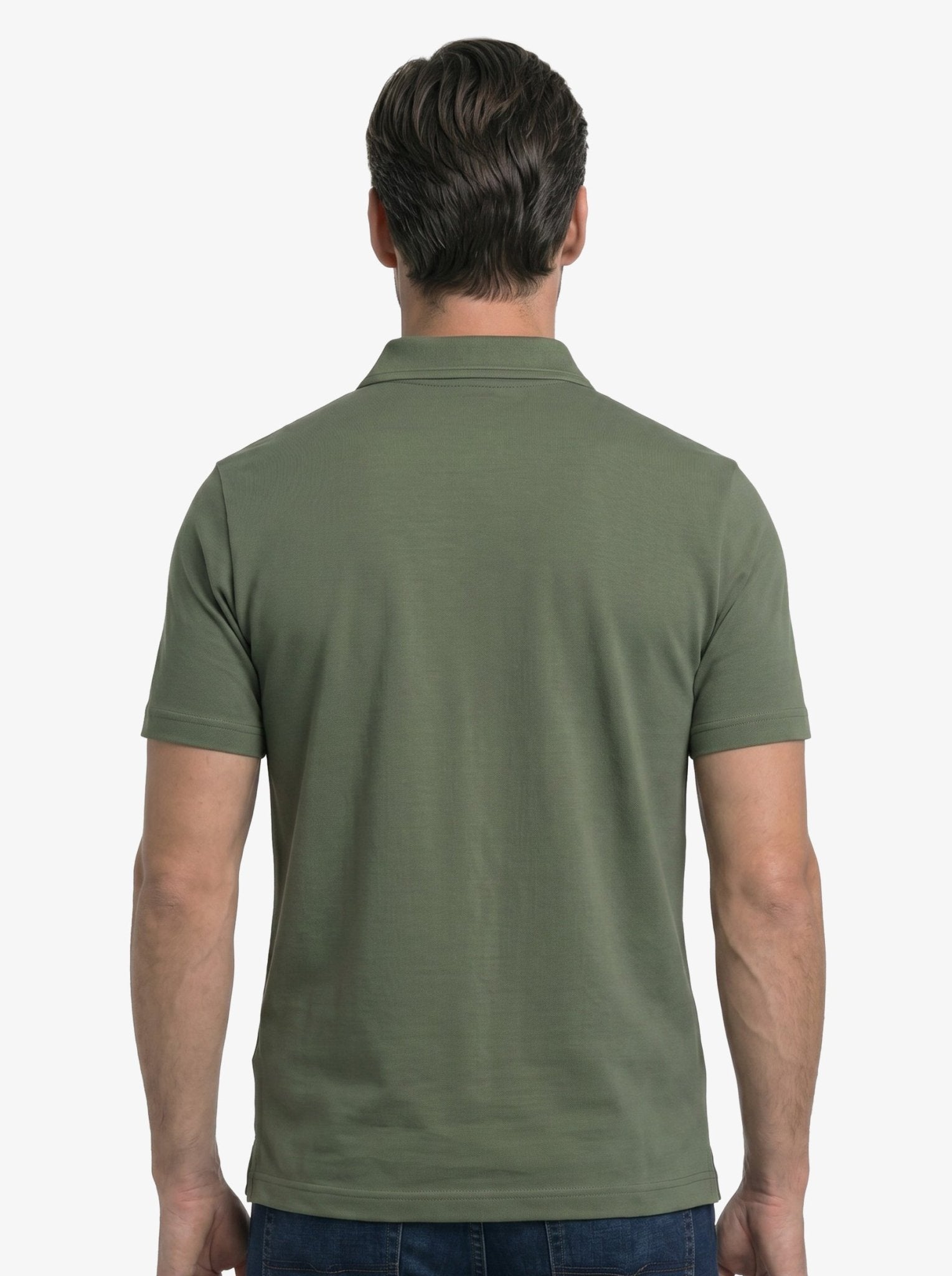 Manchester Playera Tipo Polo Lisa Poliéster y Algodón - Manchester