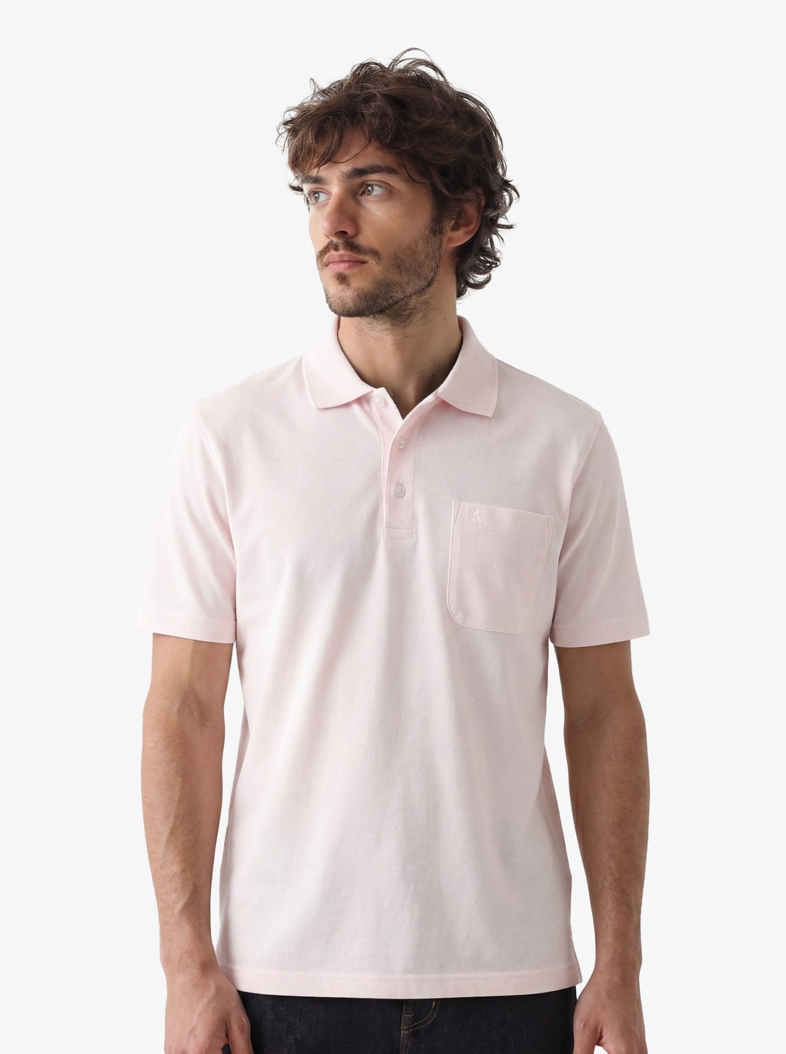 Manchester Playera Tipo Polo Lisa Poliéster y Algodón - Manchester