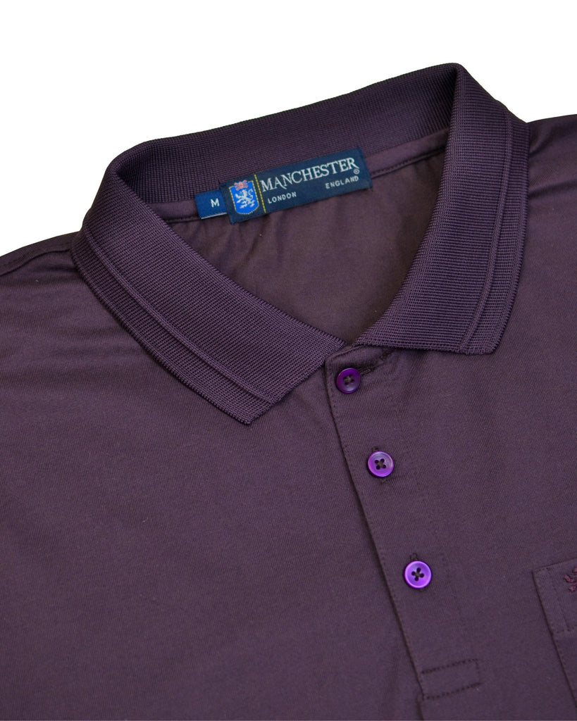 Manchester Playera Tipo Polo Lisa Poliéster y Algodón - Manchester