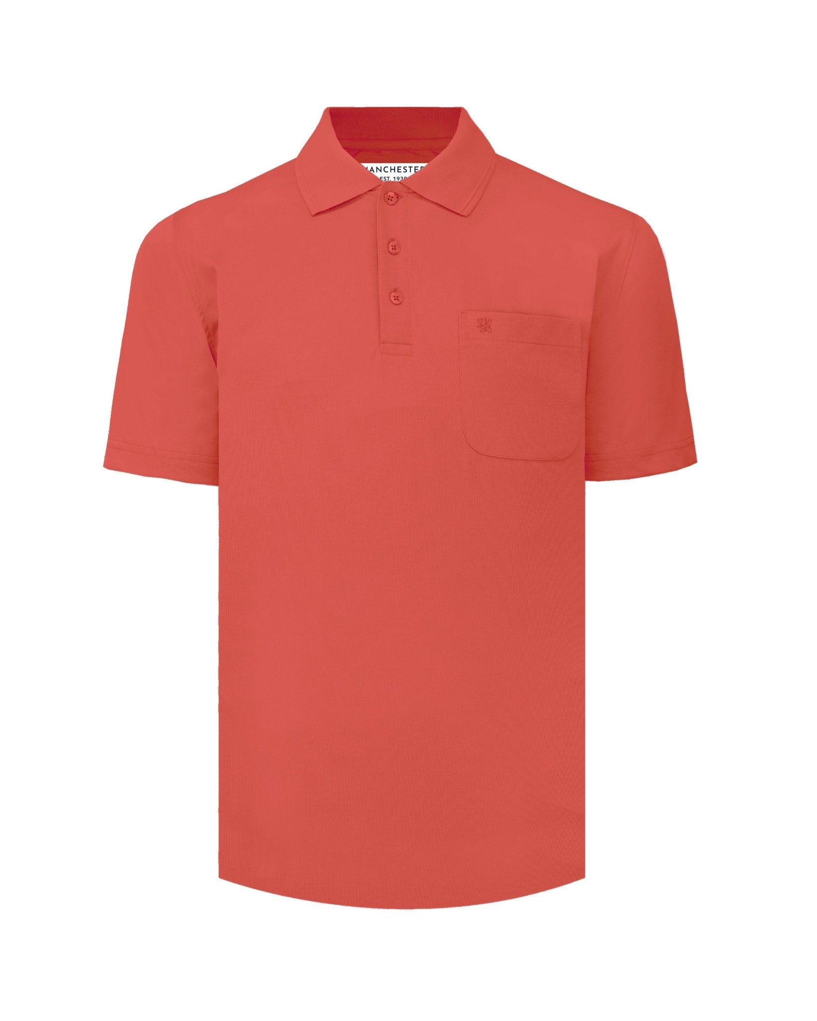 Manchester Playera Tipo Polo Lisa Poliéster y Algodón - Manchester