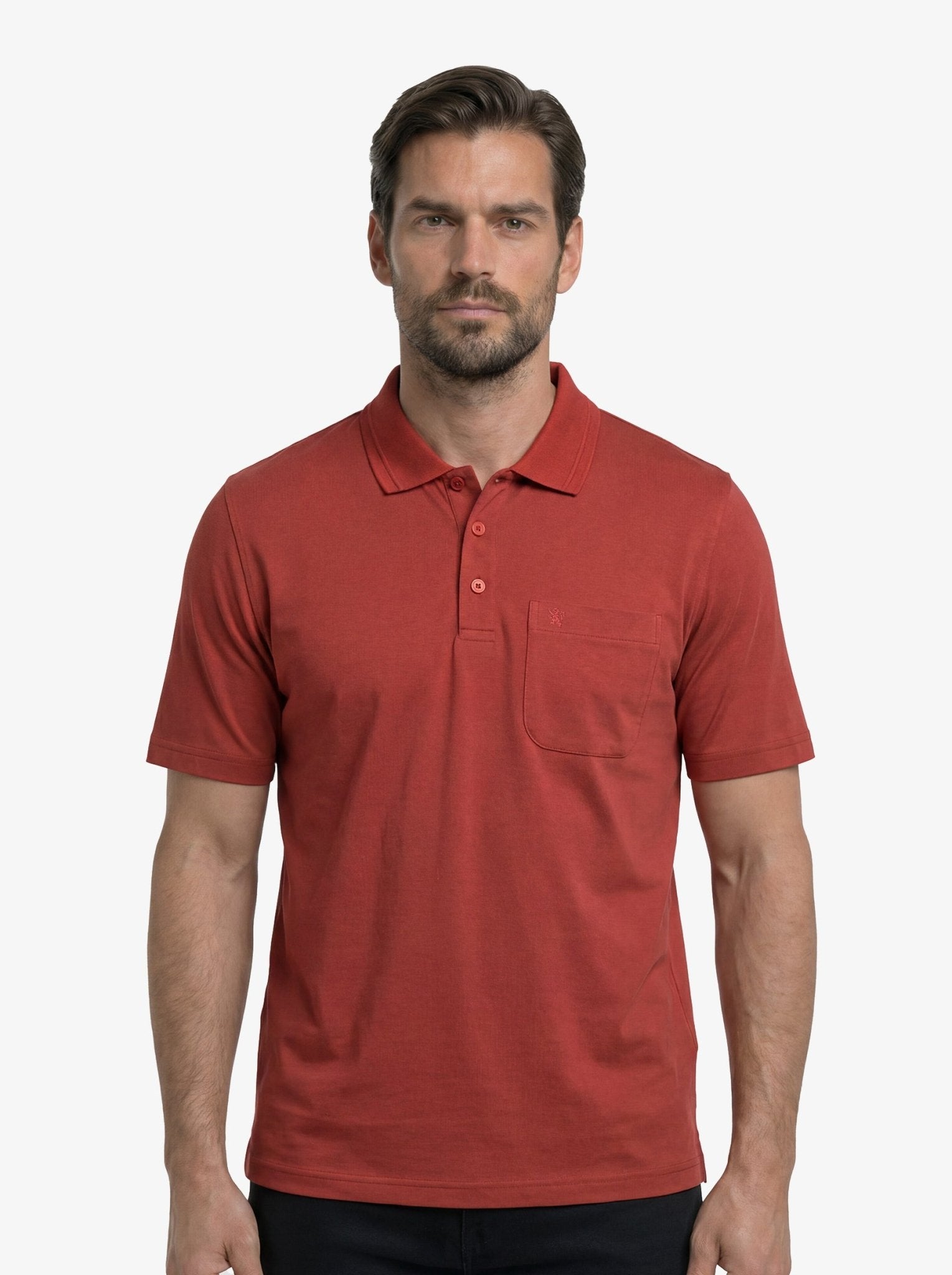 Manchester Playera Tipo Polo Lisa Poliéster y Algodón - Manchester