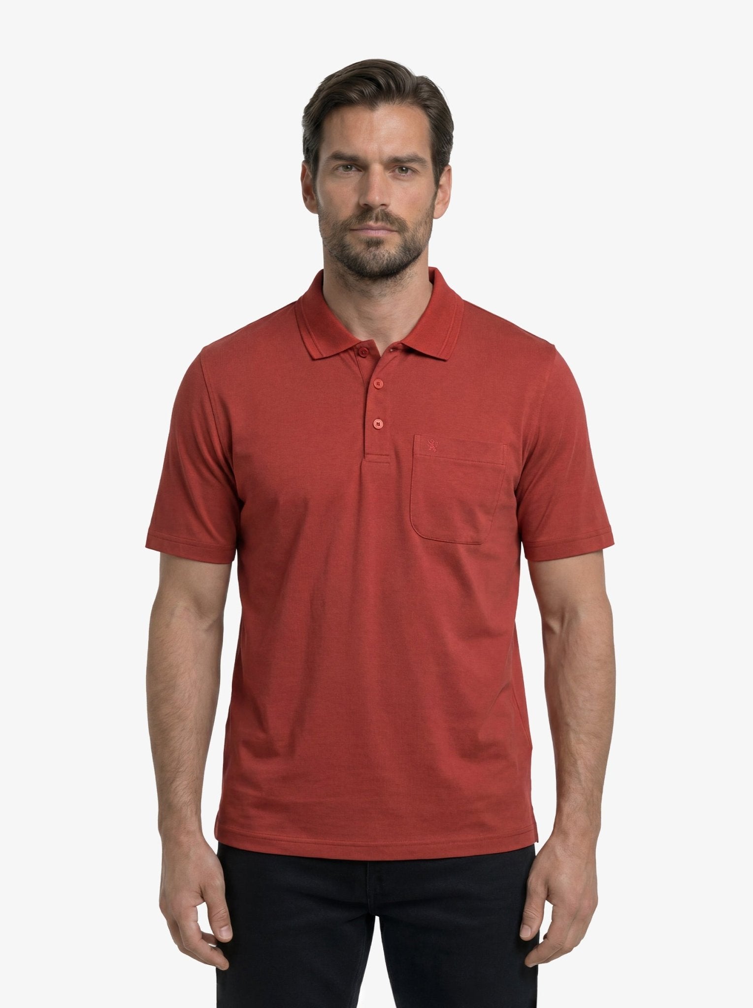 Manchester Playera Tipo Polo Lisa Poliéster y Algodón - Manchester