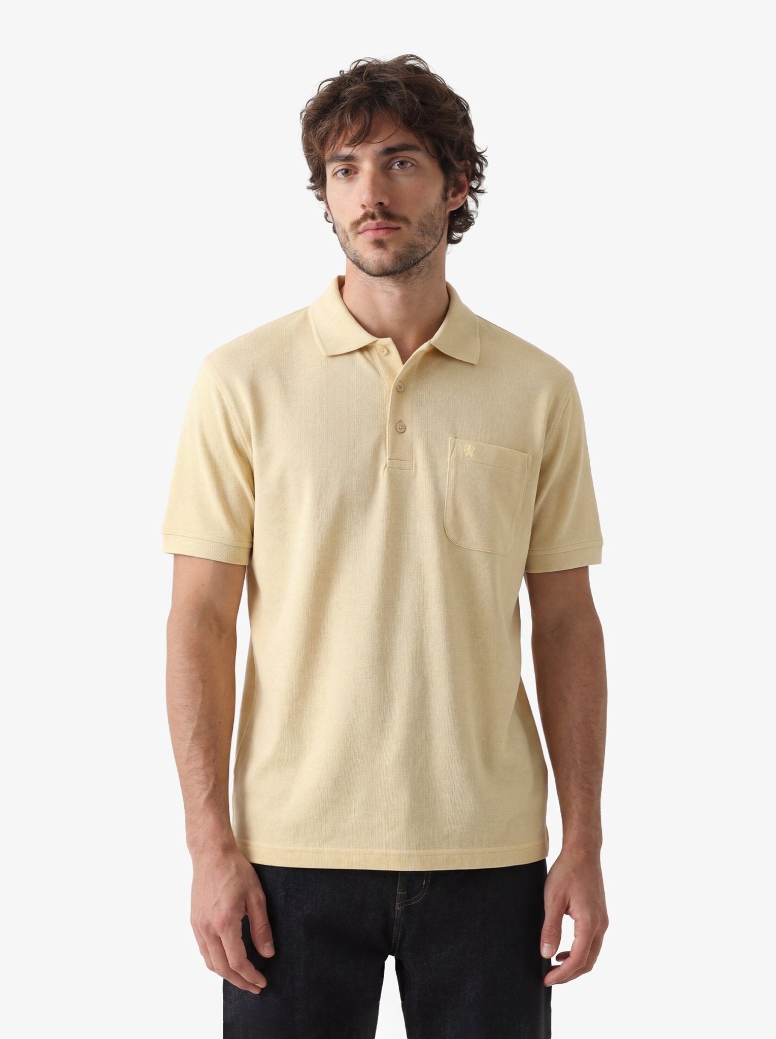 Manchester Playera Tipo Polo Lisa Poliéster y Algodón - Manchester