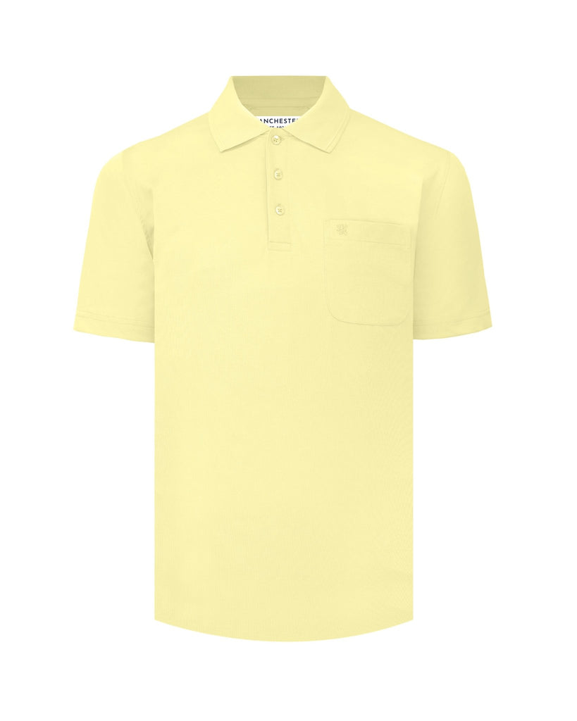 Manchester Playera Tipo Polo Lisa Poliéster y Algodón - Manchester