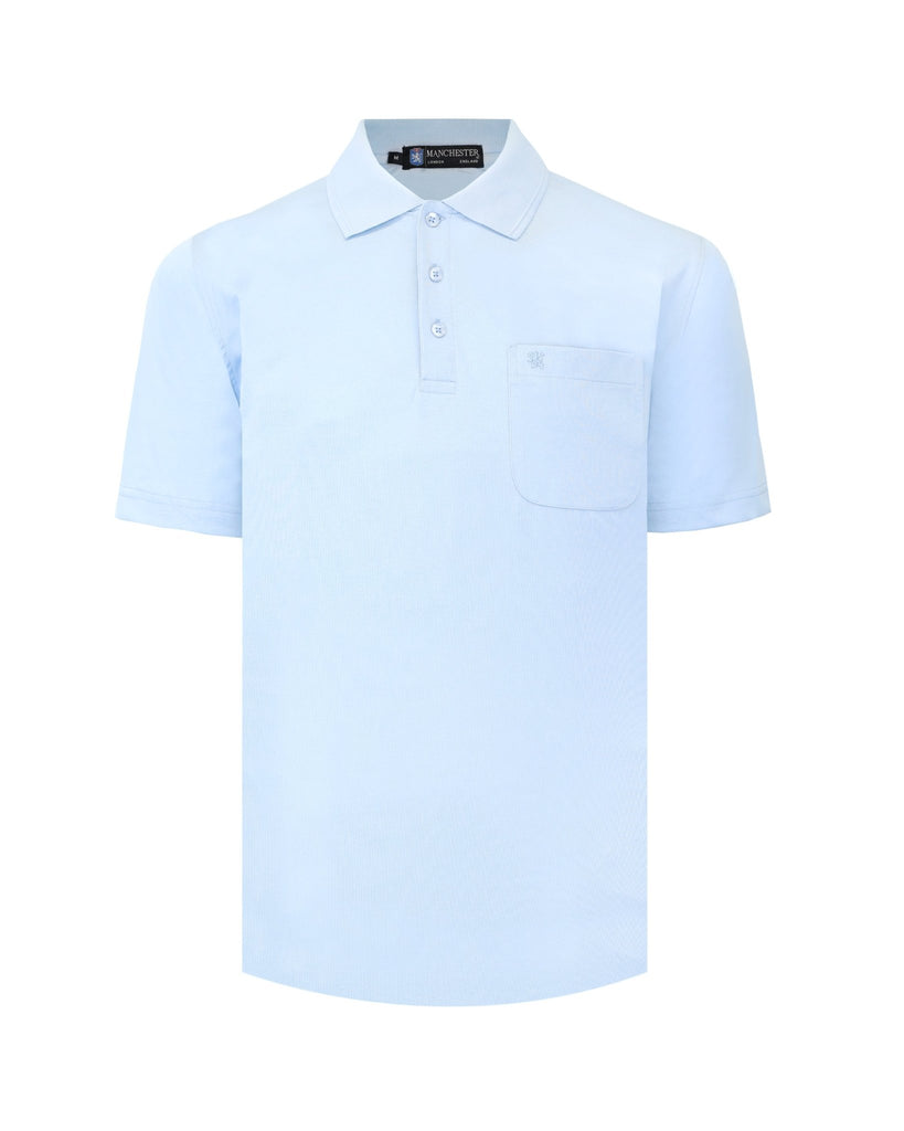 Manchester Playera Tipo Polo Lisa Poliéster y Algodón - Manchester