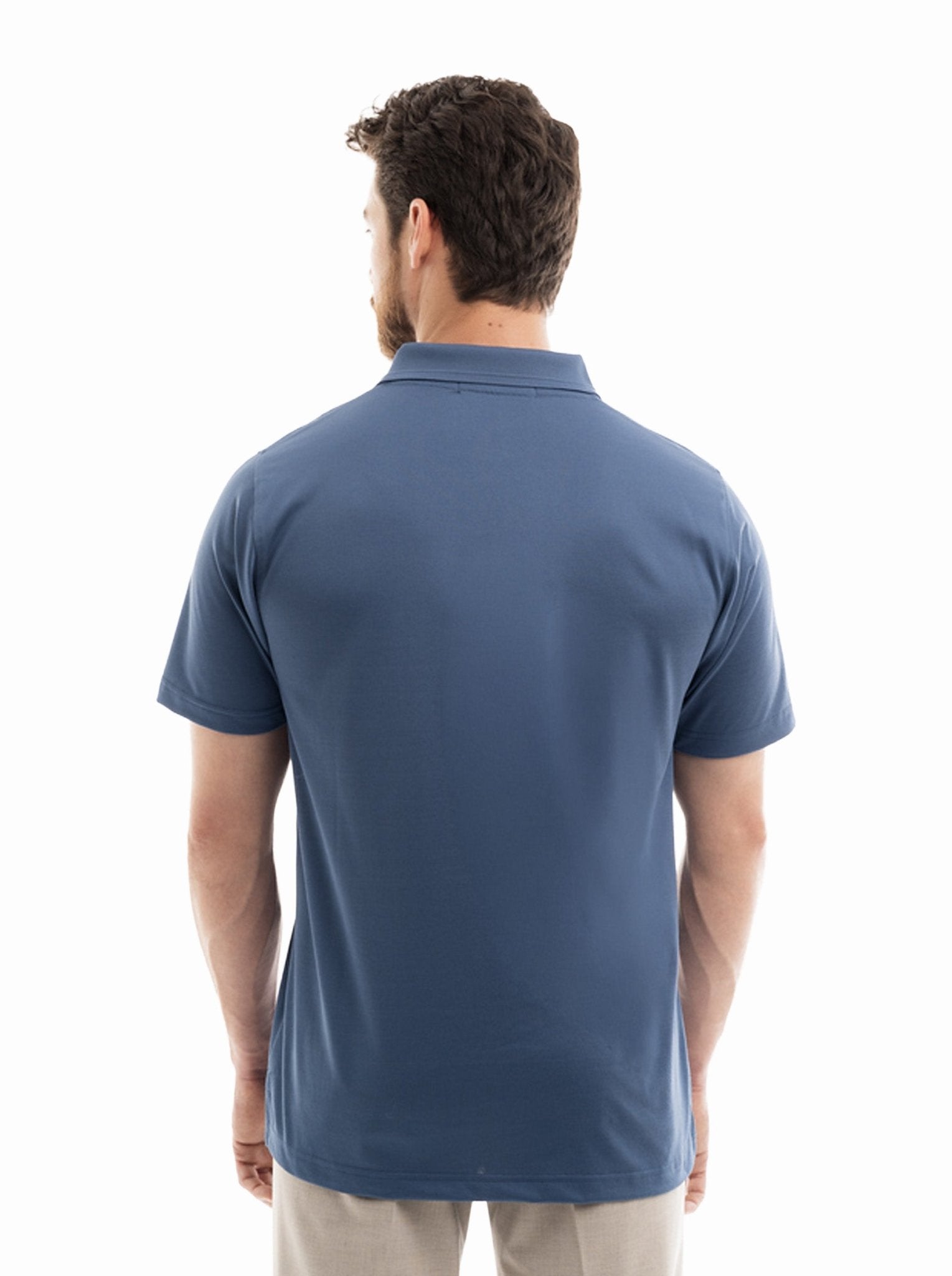 Manchester Playera Tipo Polo Lisa Poliéster y Algodón - Manchester