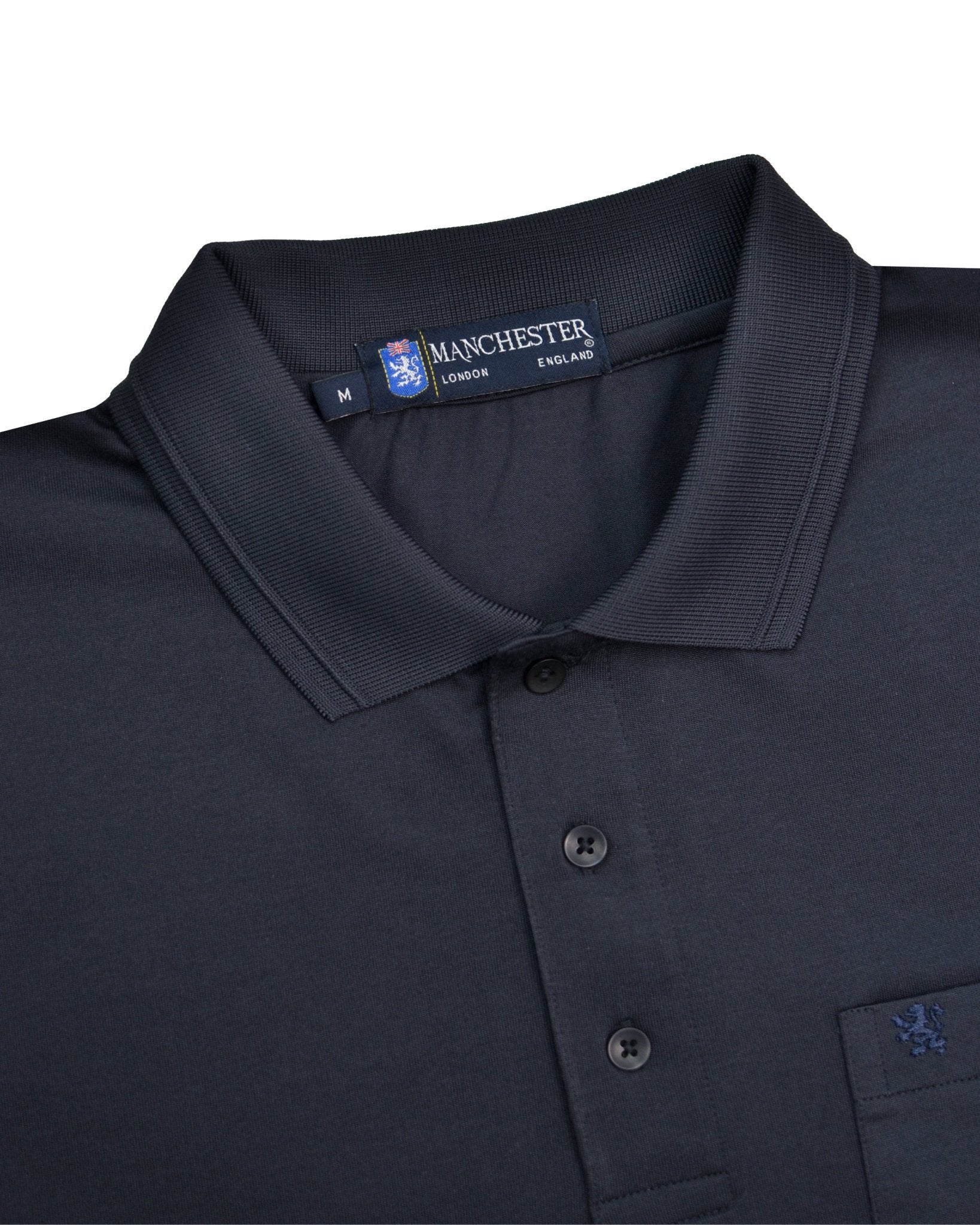 Manchester Playera Tipo Polo Lisa Poliéster y Algodón - Manchester