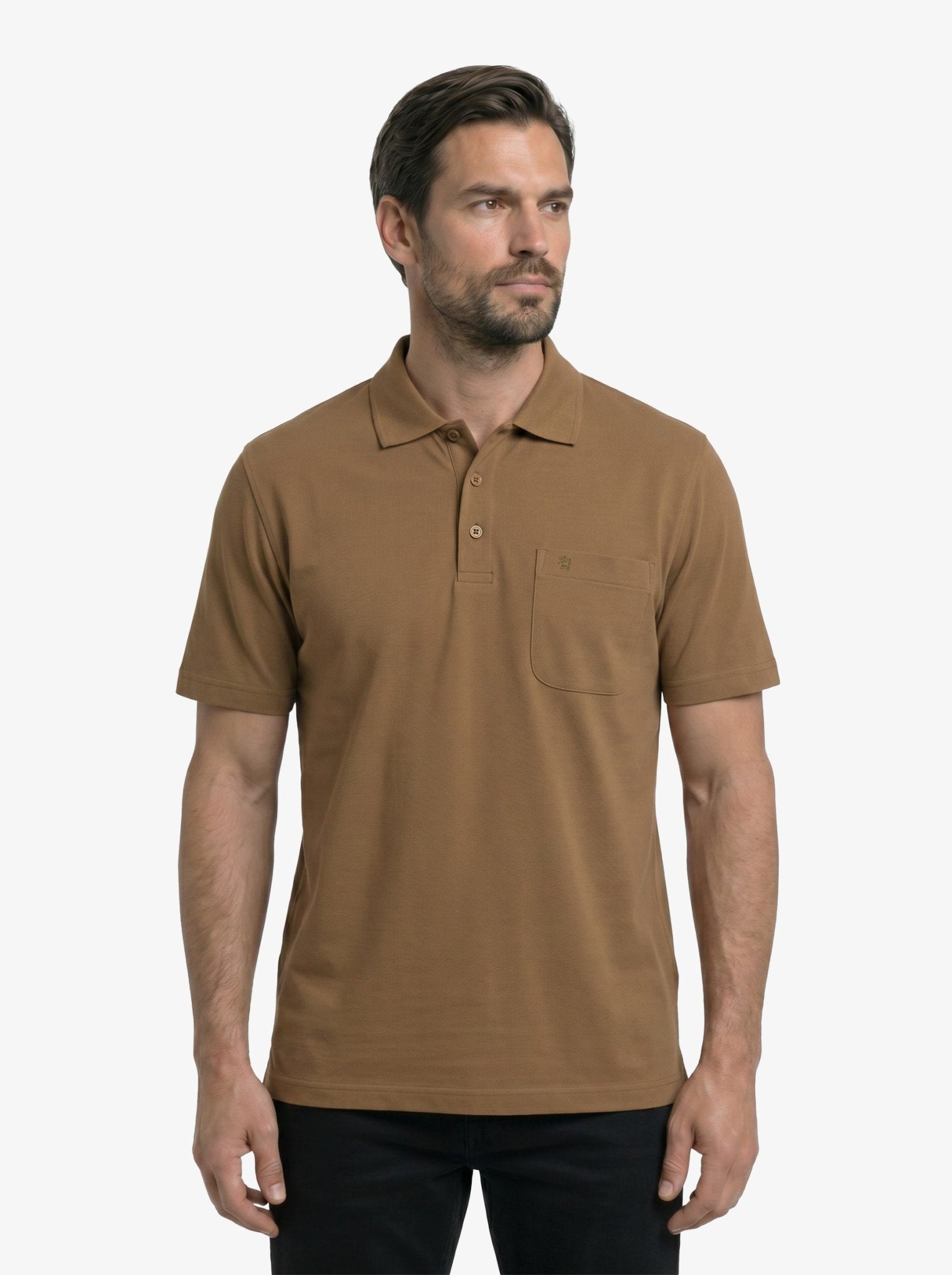 Manchester Playera Tipo Polo Lisa Poliéster y Algodón - Manchester