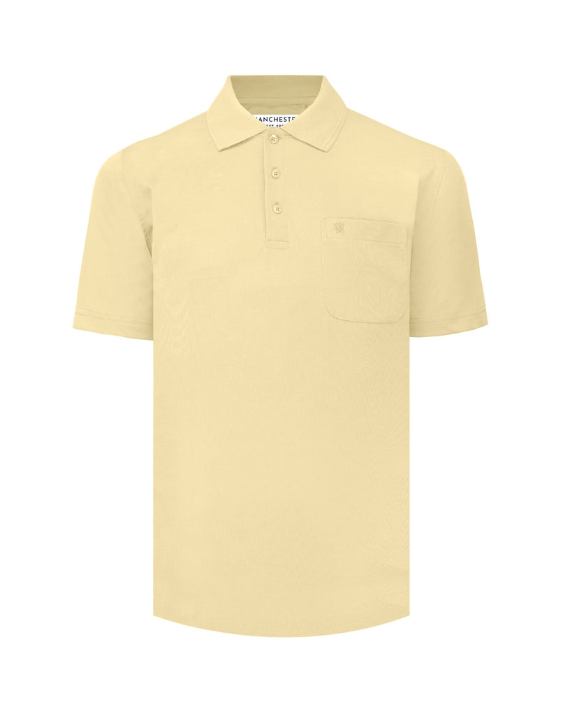 Manchester Playera Tipo Polo Lisa Poliéster y Algodón - Manchester