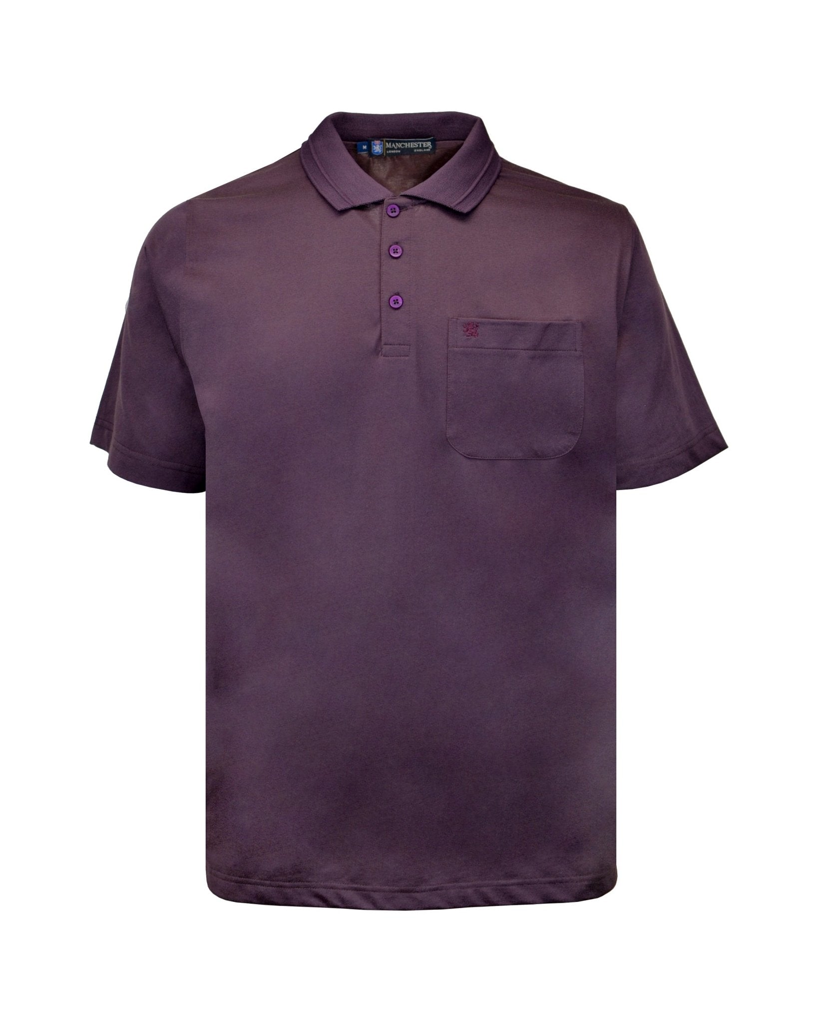Manchester Playera Tipo Polo Lisa Poliéster y Algodón - Manchester