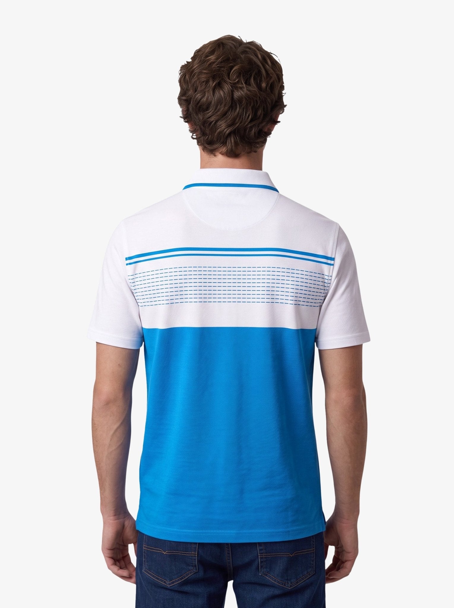 Manchester Polo 100% Algodón Supima Colorblock - Manchester
