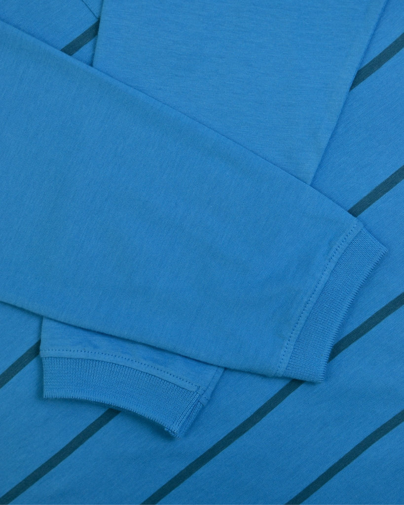 Manchester Polo - Algodón - Degradado Rayas - Manga Larga - Manchester