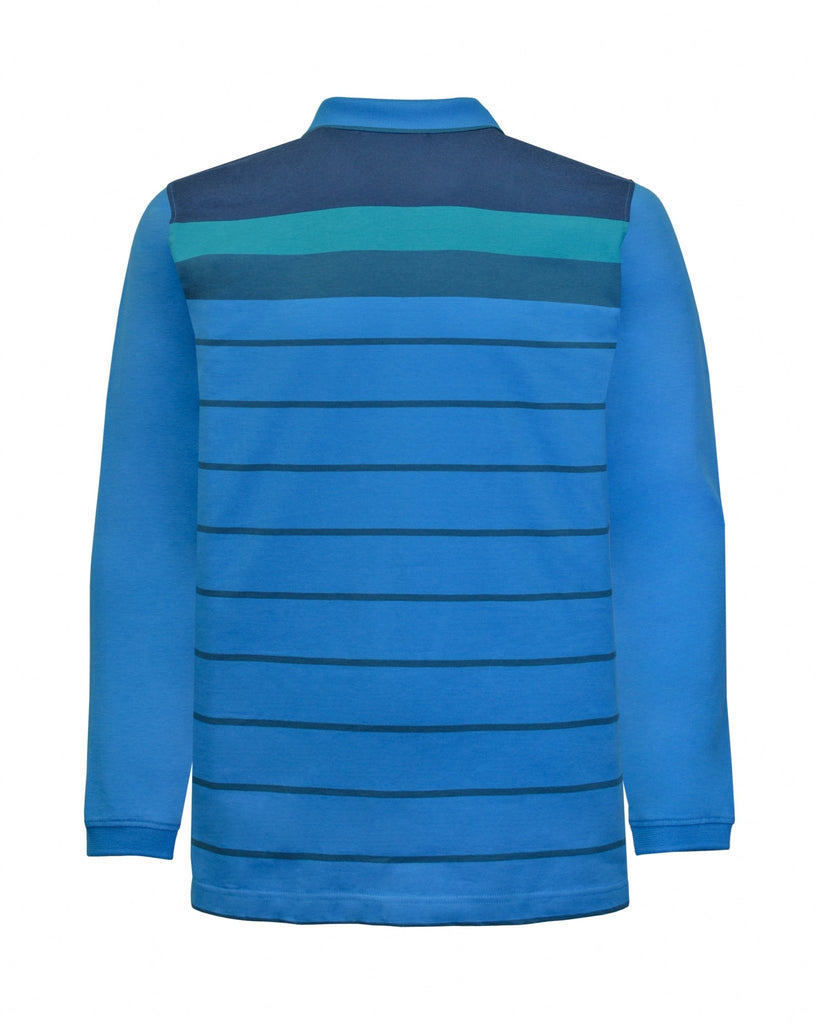 Manchester Polo - Algodón - Degradado Rayas - Manga Larga - Manchester