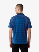 Manchester Polo - Algodón - Rayas Clásica - Manga corta color azul para hombre