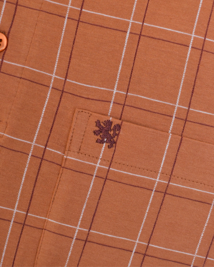 Manchester Polo - Algodón Supima - Patrón de Cuadros - Manchester