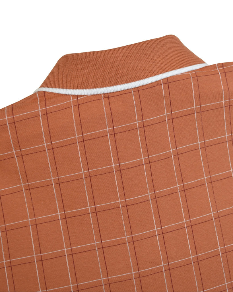 Manchester Polo - Algodón Supima - Patrón de Cuadros - Manchester