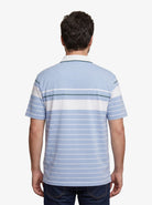 Manchester Polo Big And Tall Premium de Rayas Horizontales Sofisticado - Manchester