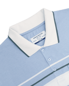 Manchester Polo Big And Tall Premium de Rayas Horizontales Sofisticado - Manchester