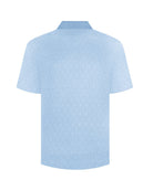 Manchester Polo con Rombos Sutiles, Bolsillo y Cuello de Botones en Algodón Supima - Manchester