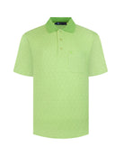 Manchester Polo con Rombos Sutiles, Bolsillo y Cuello de Botones en Algodón Supima - Manchester
