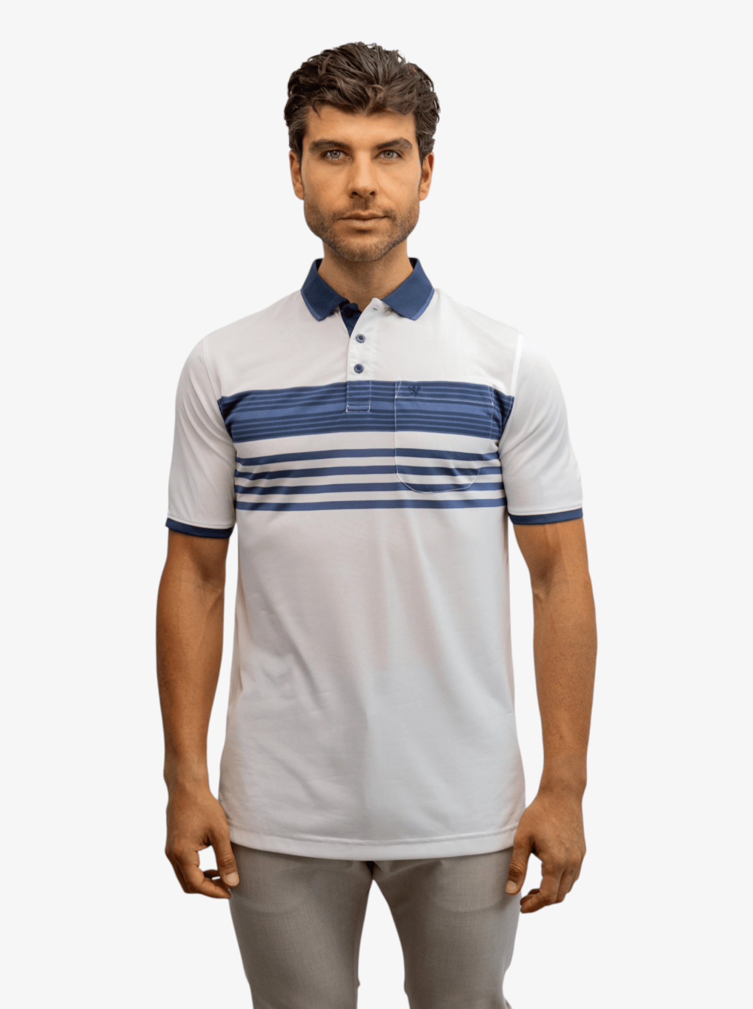 Manchester Polo Cool Free con Franjas Modernas - Manchester