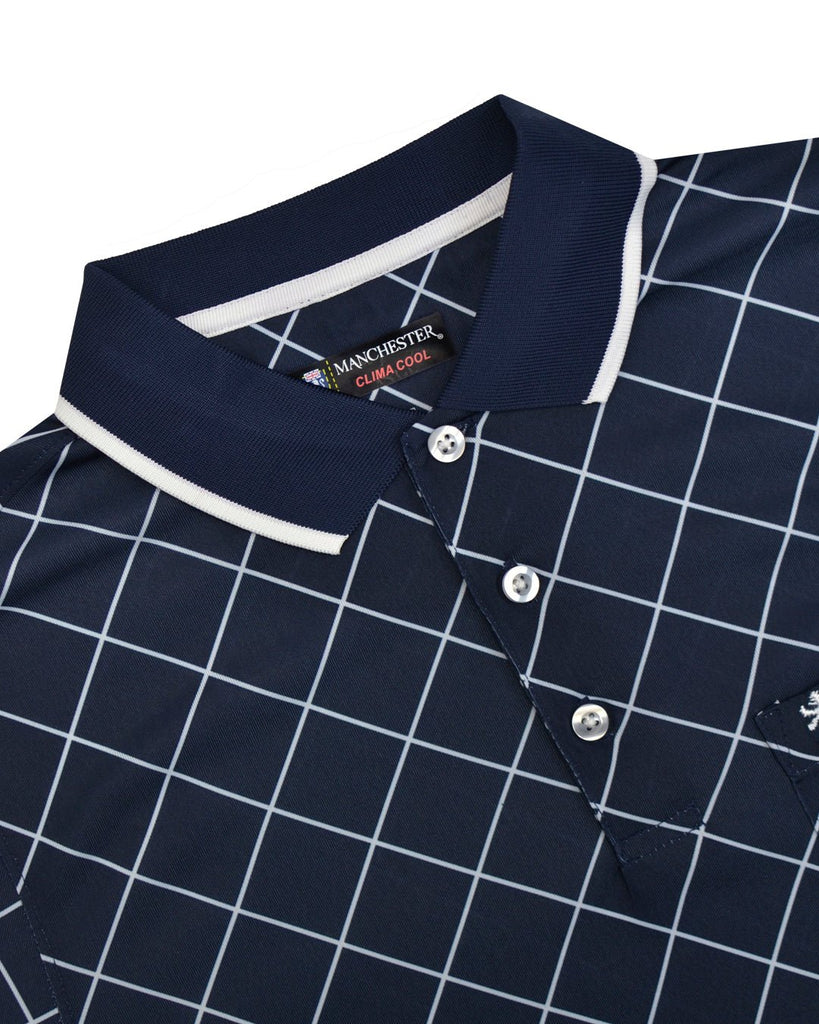 Manchester Polo Cool Free - Patrón de Rombos - Manga corta - Manchester