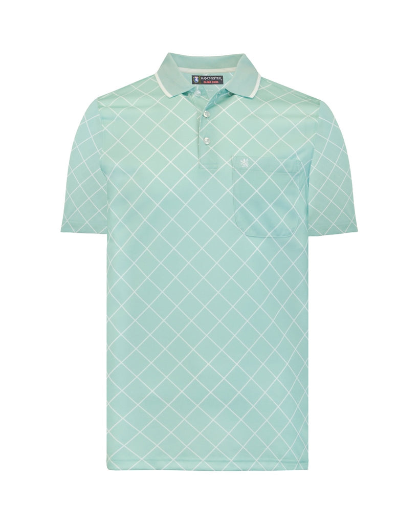 Manchester Polo Cool Free - Patrón de Rombos - Manga corta - Manchester