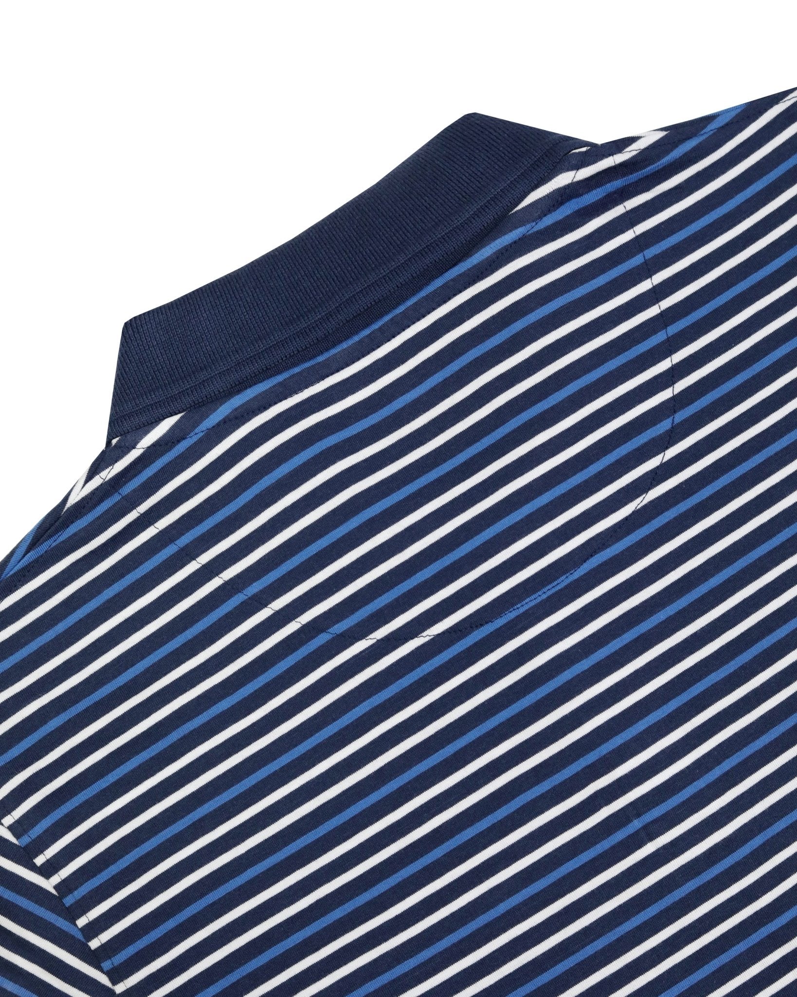 Manchester Polo de Algodón Premium con Diseño de Rayas Marineras - Manchester