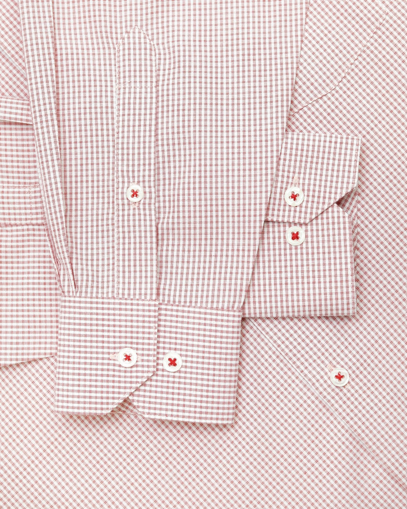 Manchester Regular Fit Camisa de Vestir Manga Larga Cuello Roma en Algodón - Poliéster - Manchester