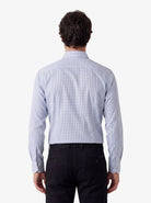 Manchester Regular Fit Camisa de Vestir Manga Larga Cuello Roma en Algodón-Poliéster - Manchester
