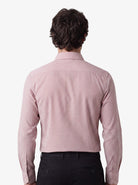 Manchester Regular Fit Camisa de Vestir Manga Larga Cuello Roma en Algodón-Poliéster - Manchester