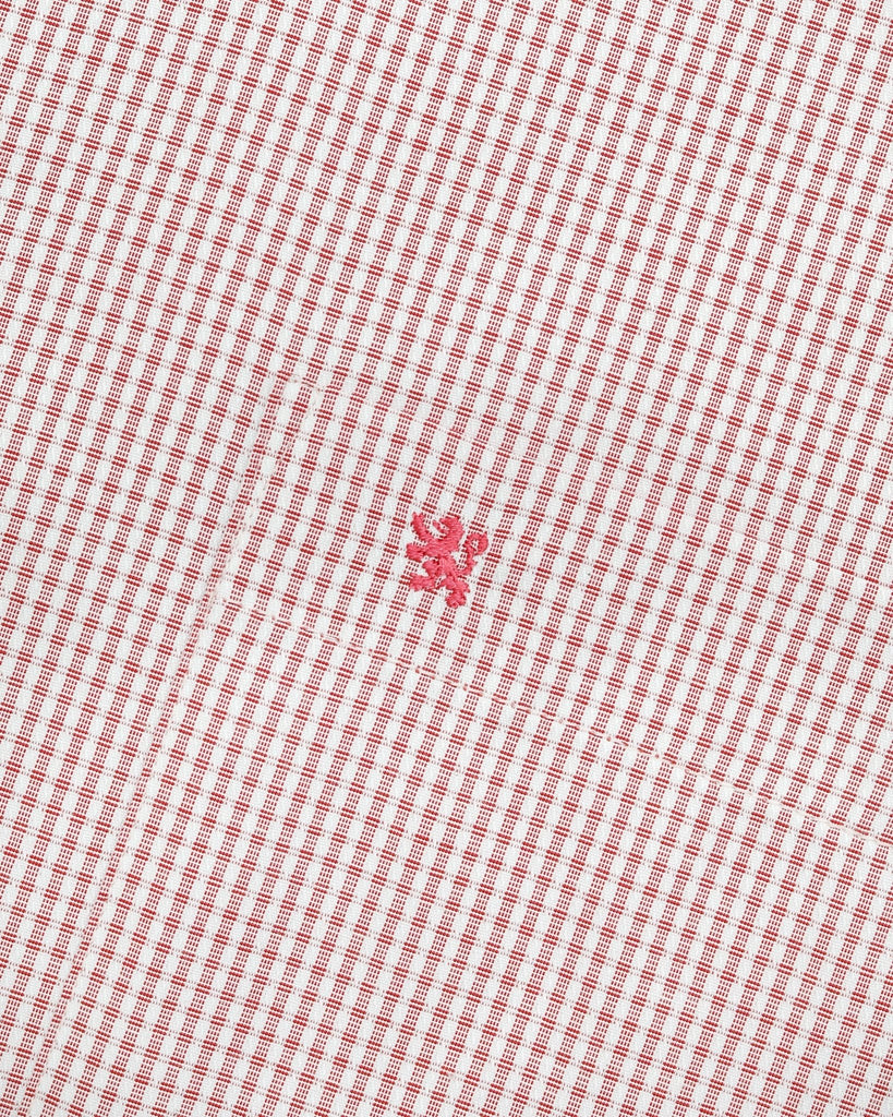 Manchester Regular Fit Camisa de Vestir Manga Larga Cuello Roma en Algodón - Poliéster - Manchester