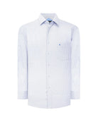 Manchester Regular Fit Camisa de Vestir Manga Larga Cuello Roma en Algodón - Poliéster - Manchester