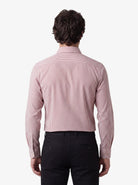 Manchester Regular Fit Camisa de Vestir Manga Larga Cuello Roma en Algodón-Poliéster - Manchester