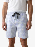 Manchester Short de Pijama 100% Algodón color azul para hombre