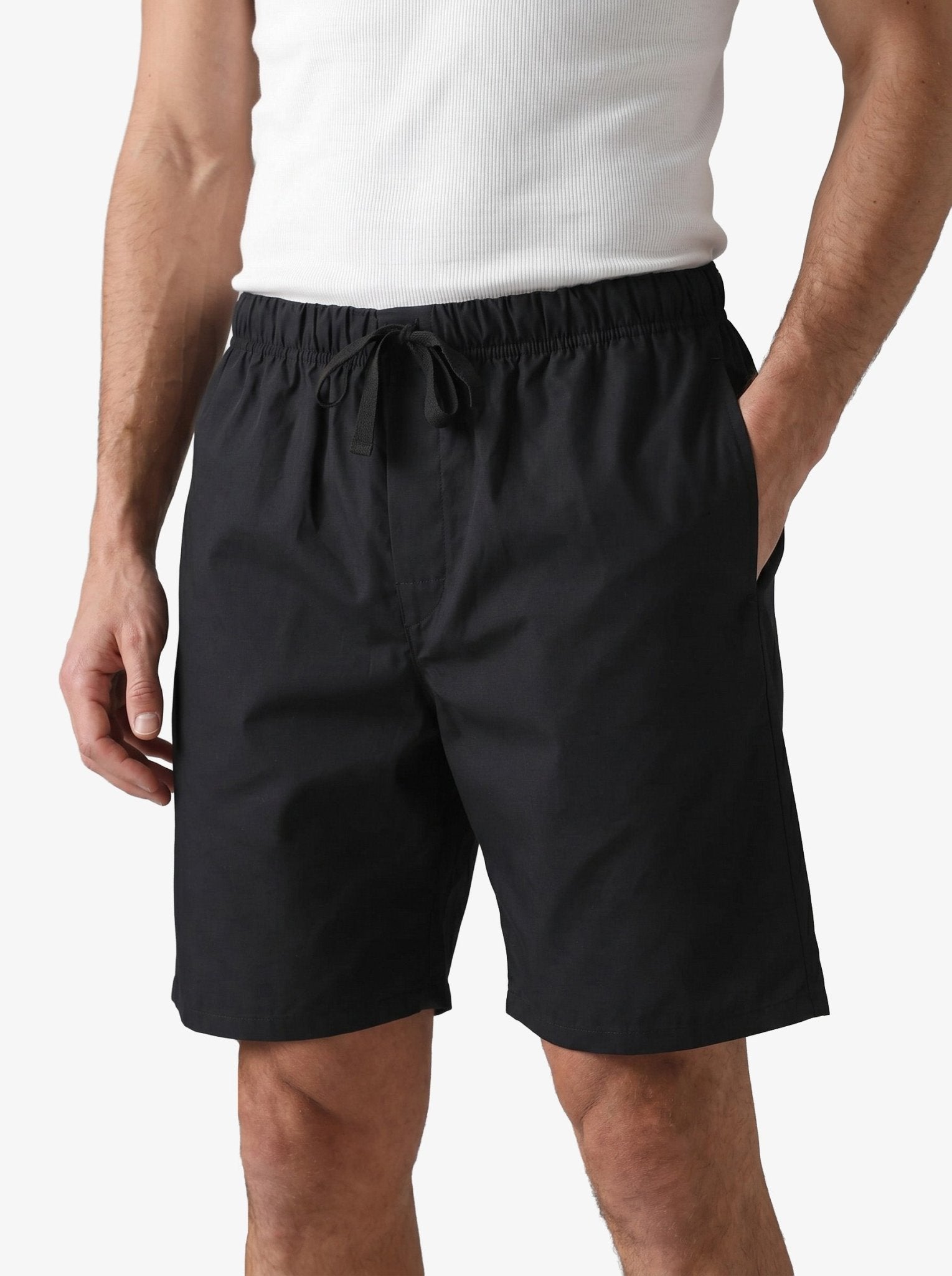 Manchester Short de Pijama Color Sólido Algodón y Poliéster - Manchester